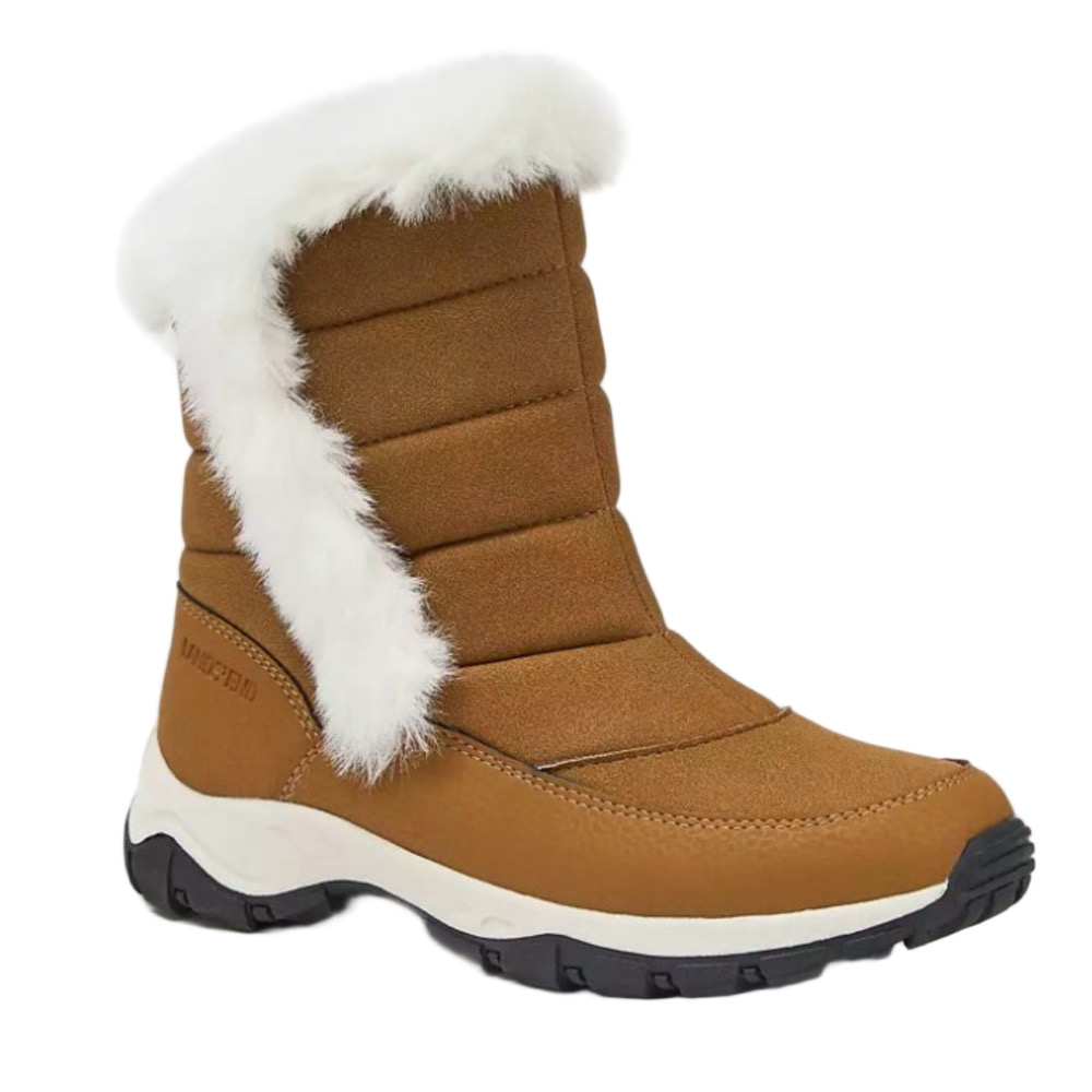 Lands End Expedition faux fur lined puffer snow boots. Women’s size 8.5